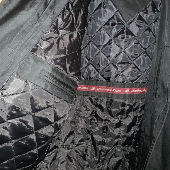 Zegna men’s black car coat - Picture 3 of 5